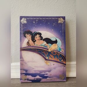 Aladdin Painted Canvas Decor Jasmine & Aladdin